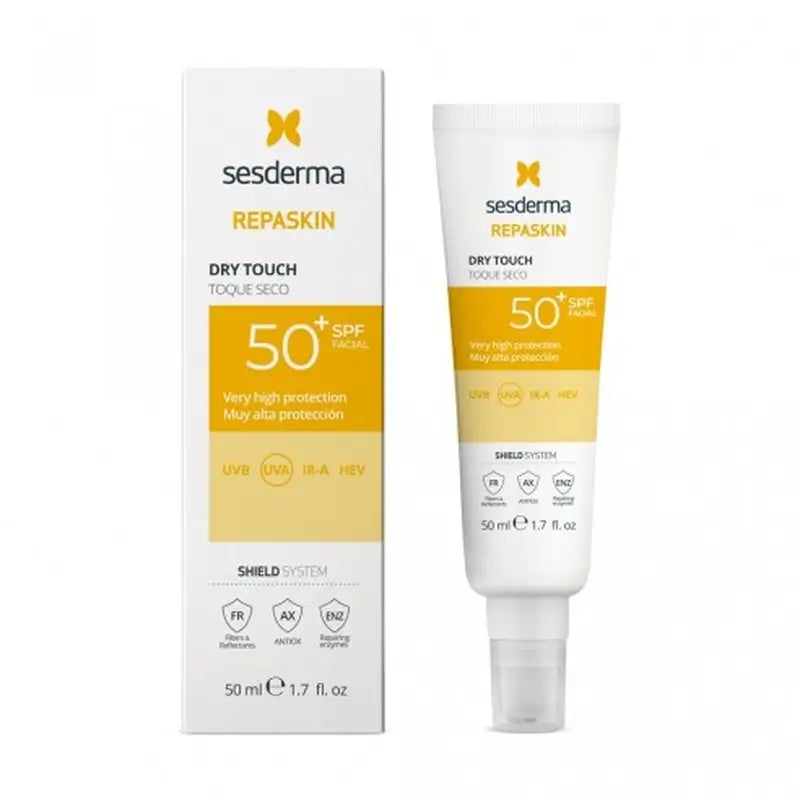 Sesderma Repaskin Fotoprotector Spf 50+ Face Dry Touch, 50 ml