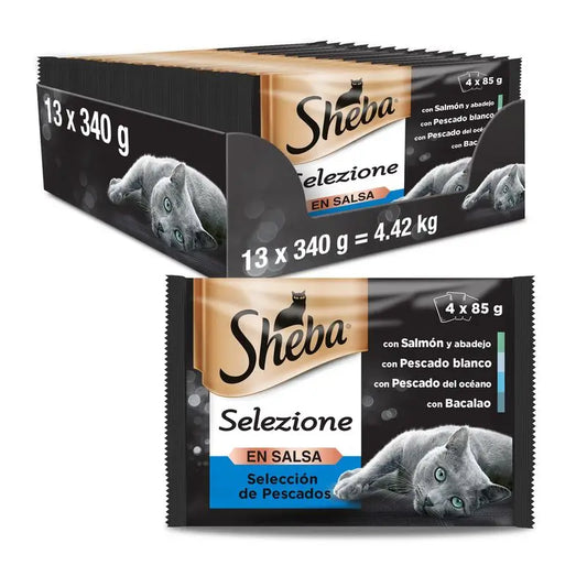 Sheba Cuisine Fish Selection Box 13X4X85Gr