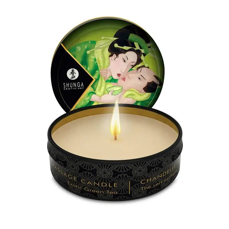 Shunga Mini Vela De Masaje Té Verde