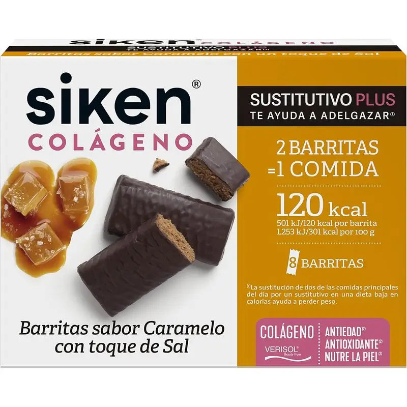 Siken Collagen Substitute Caramel Bar , 40 grams