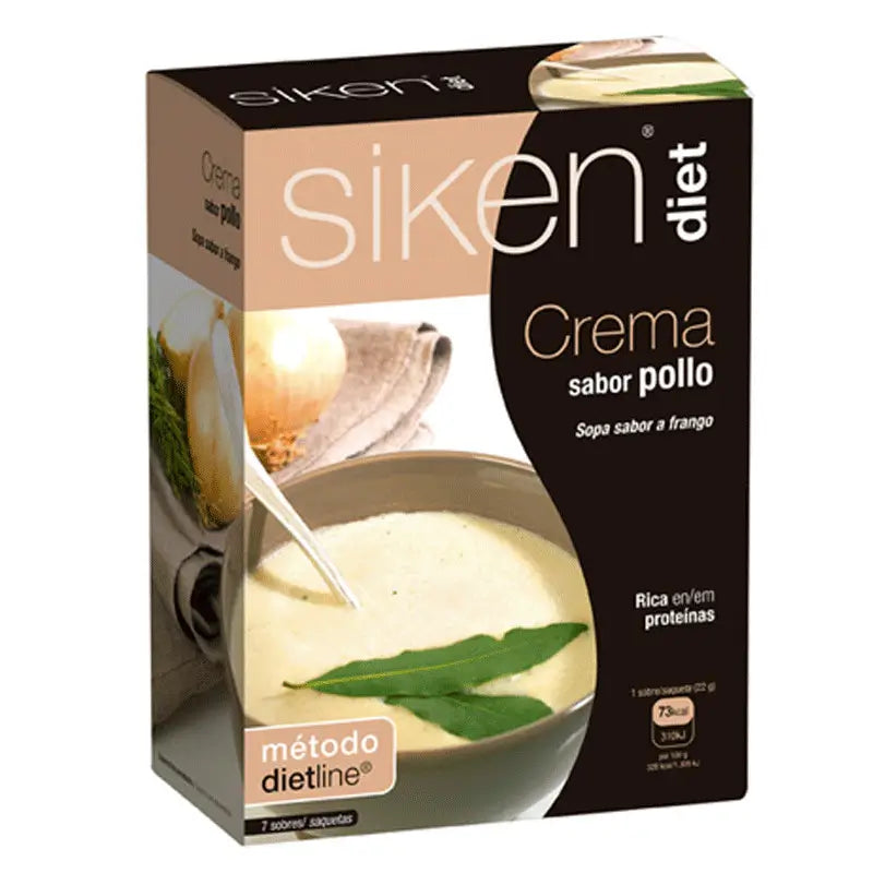 Siken Diet Crema Pollo 7 sobres