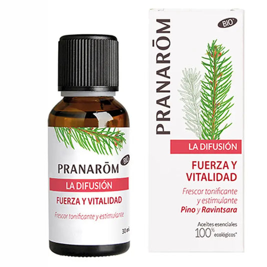 Pranarom Sinergia Bio Difusión Fuerza Vitalidad BIO, 30 ml