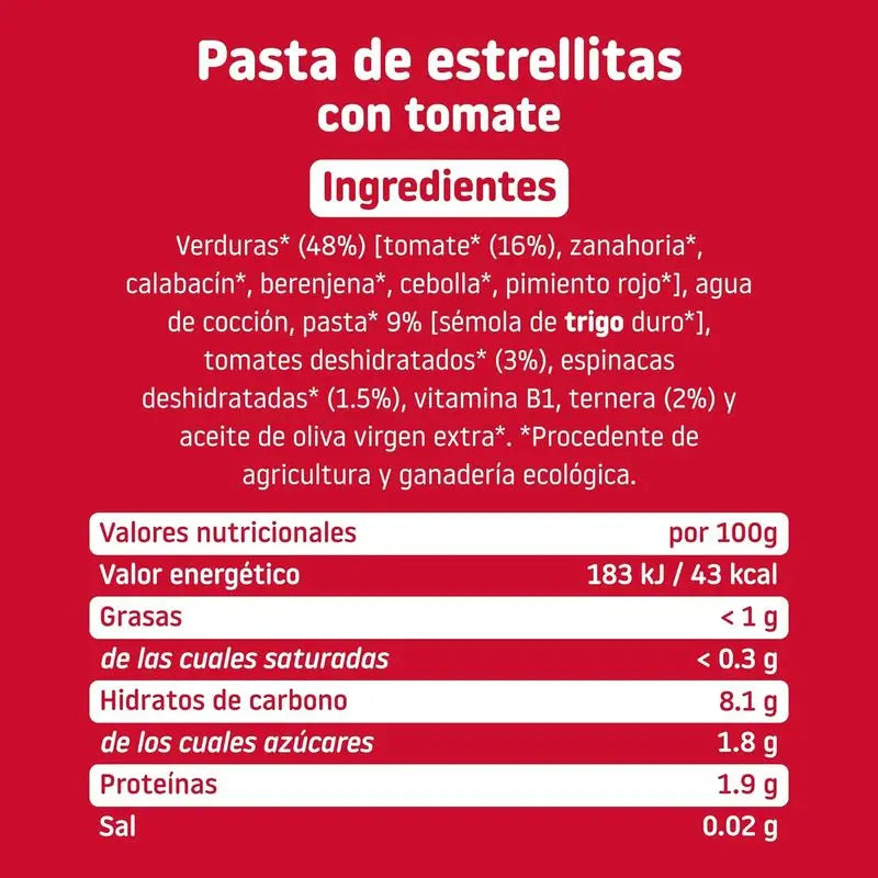 Smileat Small Jar With Pasta Chunks With Tomato, 6x230 Gr