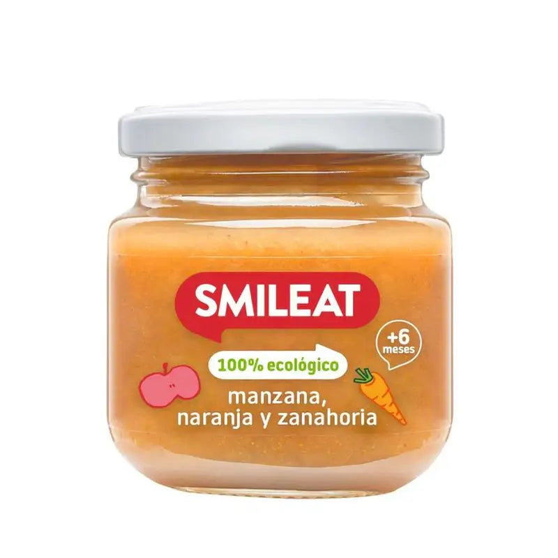 Smileat Apple, Orange & Carrot Small Cube, 6x130 Gr