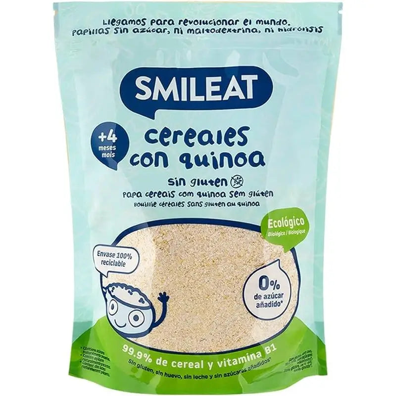 Smileat Organic Quinoa Gluten-Free Cereal Porridge with Organic Quinoa, 200g