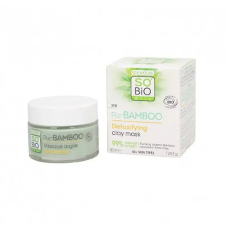 So'Bio Etic Detox Pur Bamboo Clay Facial Mask 50M Bio