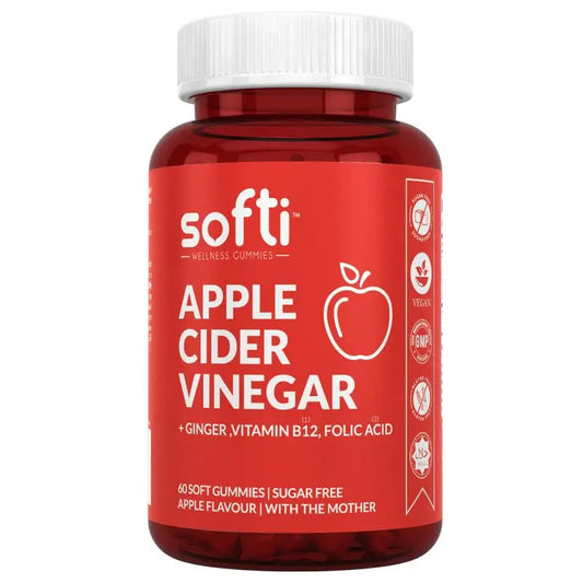 Softi Apple Cider Vinegar Gummies , 60 gummies