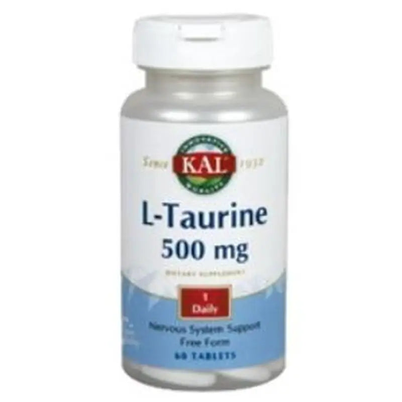 Solaray L-Taurina 500Mg. 60 Cápsulas Kal 