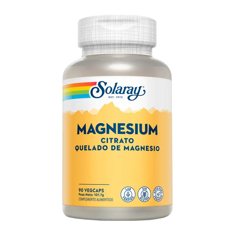 Solaray Magnesium Citrato 90 cápsulas