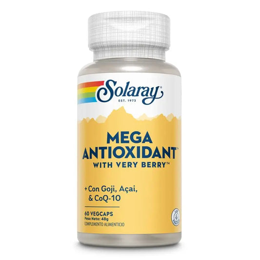 Solaray Mega Multi Antioxidante , 60 cápsulas