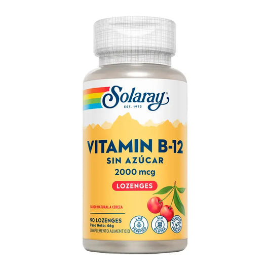 Solaray Vit. B12 2000 Mcg. 90 Comp. Sublingual