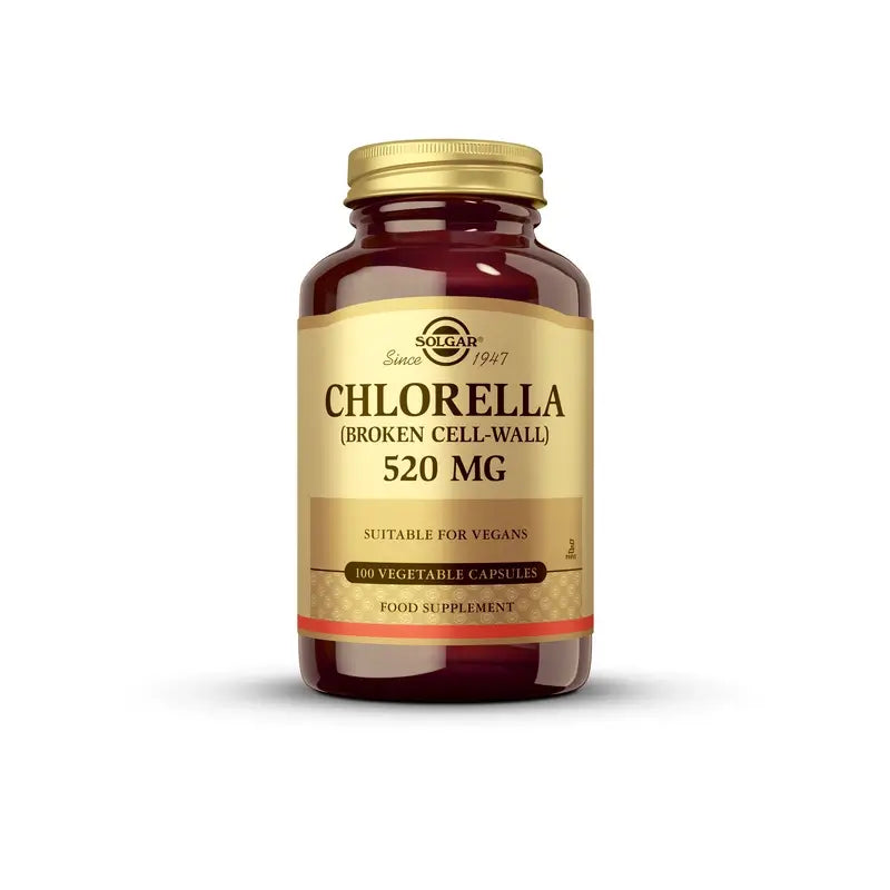 Solgar Chlorella 520 mg. 100 vegetarian capsules