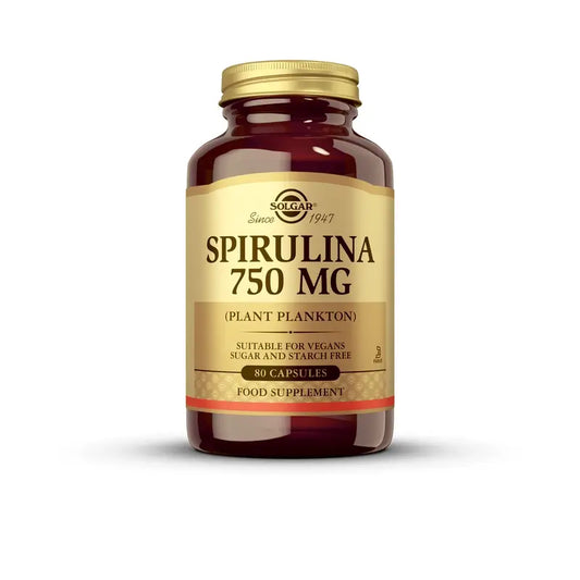 Solgar Spirulina Vegetarian 750 mg. 80 capsules