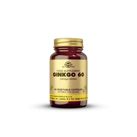 Solgar Ginkgo 60 60 vegetarian capsules