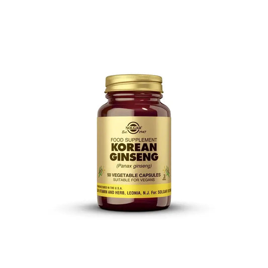 Solgar Korean Ginseng 50 vegetarian capsules