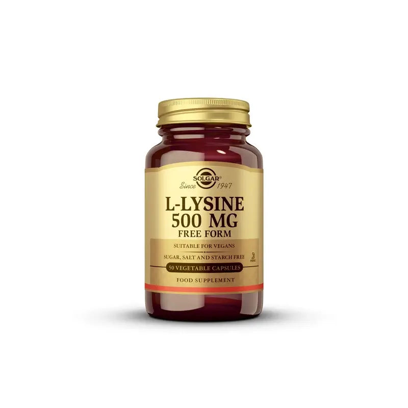 Solgar LLysine 500 mg. 50 vegetarian capsules