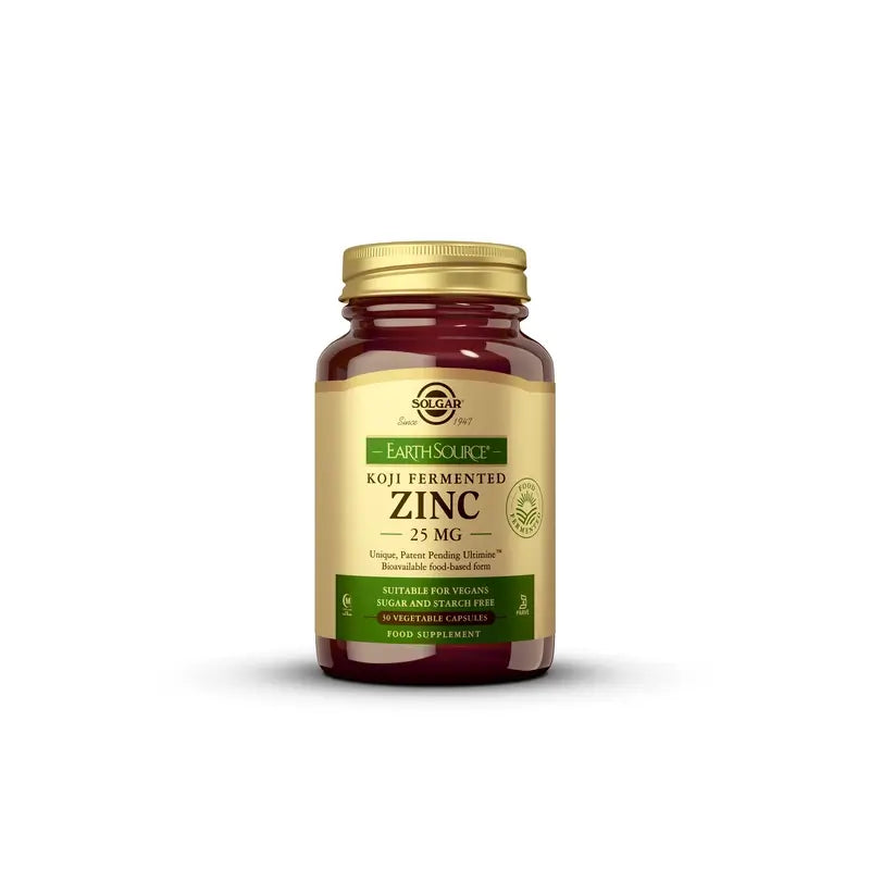 Solgar Earth Source Koji Zinc 25Mg. 30 Capsulesveg