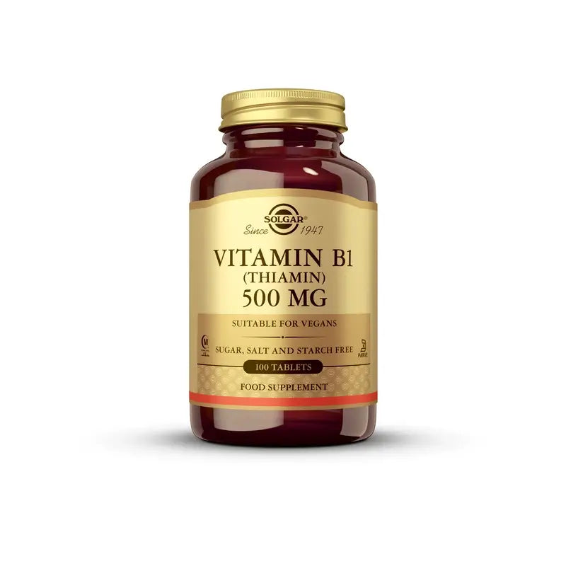 Solgar Vitamin B1 500 mg. Thiamine 100 tablets