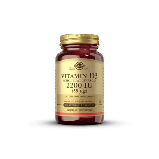 Solgar Vitamin D3 2200Ui, 100 Capsules