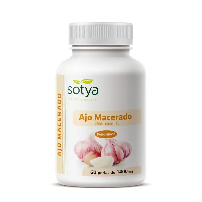 Sotya Ajo Macerado 1000 Mg., 60 Perlas      