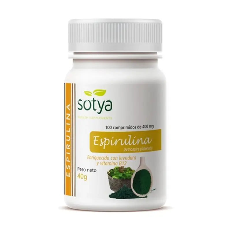 Sotya Spirulina 400 mg, 100 Tablets