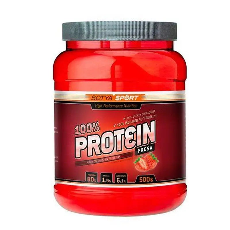 Sotya Soy Protein 100% Strawberry, 500 Gr