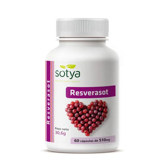 Sotya Resverasot 510 Mg., 60 Cápsulas      