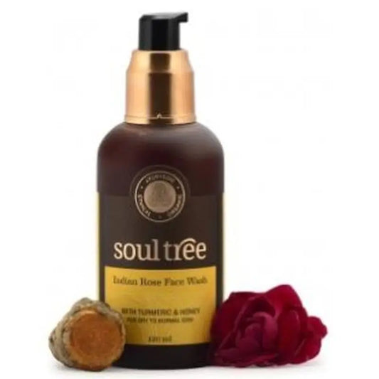 Soultree Gel Limpiador Facial Rosas Y Curcuma 120Ml.