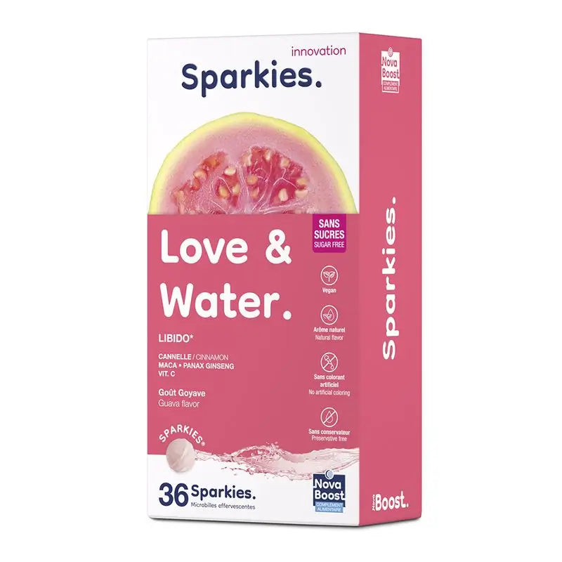 Sparkies Sparkies Micro Effervescent Pearls Love Water X 36