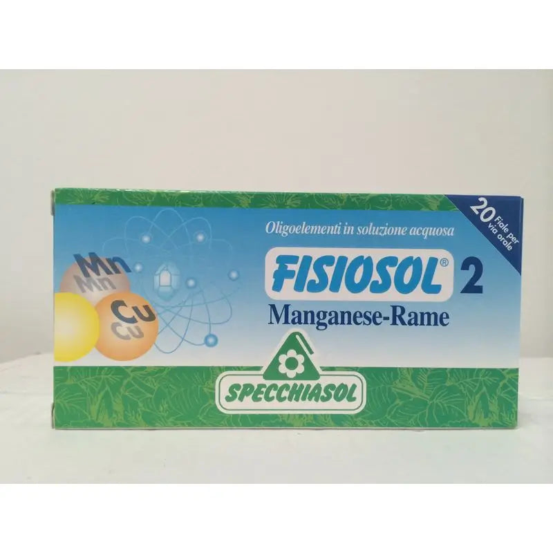 Specchiaso Fisiosol 2 Mn Cu , 20 viales