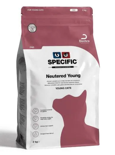 Specific Feline Fnd Neutered Youg, 2 Kg, pienso para gatos