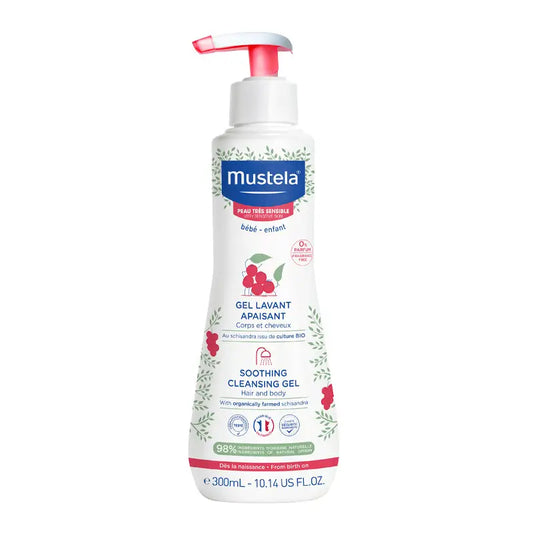 Mustela Crema Gel de Baño Confort con Schisandra Bio, 300 ml