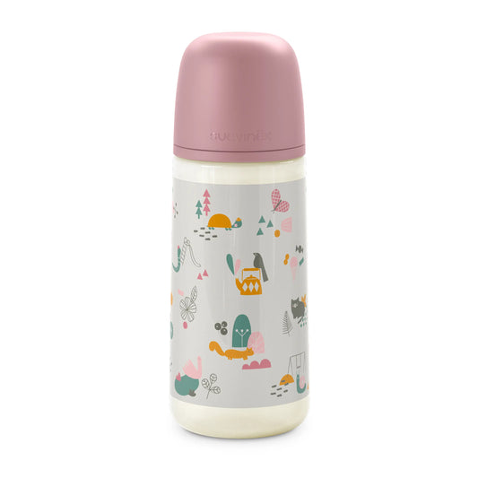 Suavinex Biberón De 360 Ml, Babies +6 Months. Pink, 1 units