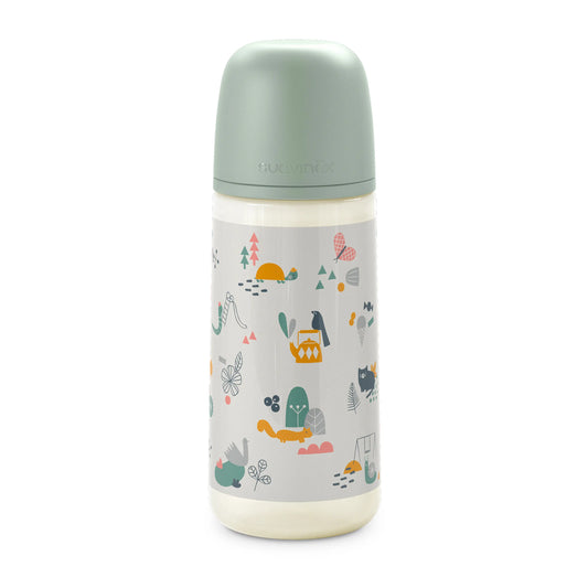 Suavinex Biberón De 360 Ml, Babies +6 Months. Green, 1 units