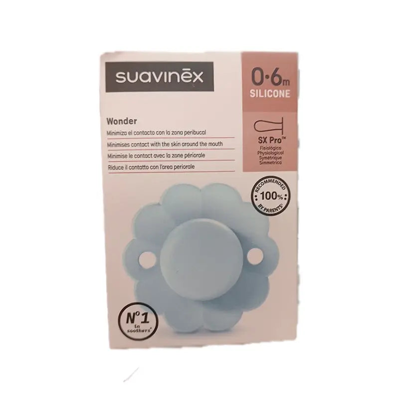 Suavinex Soother 0/6 MonthsPhysiological Silicone Teat