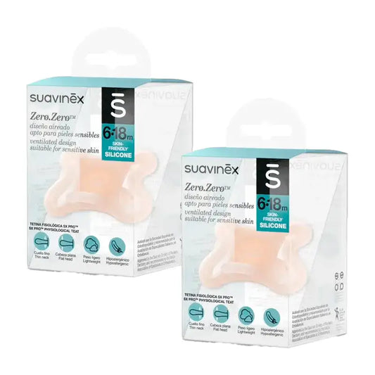 Suavinex Pacifier Zero-Zero 6 A 18M , 2 units