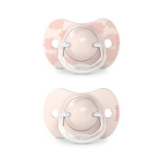 Suavinex Pacifiers Pack Pink With Physiological Silicone Teat Sx Pro, 0-6 Months, 2 units