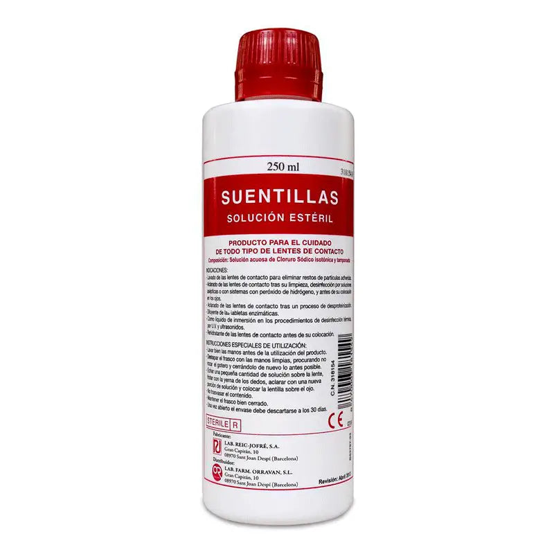 Orravan Suentillas Solución Única Para Lentillas 250 ml