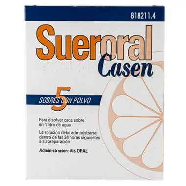 Sueroral Casen 5 Sobres Polvo para Solución Oral