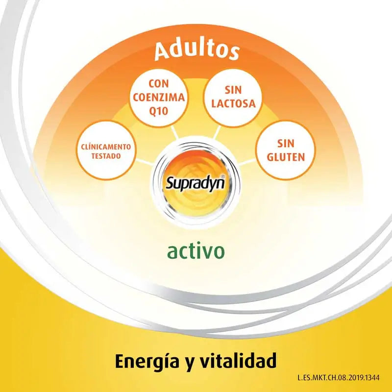 Supradyn Activo 15 comprimidos Efervescentes