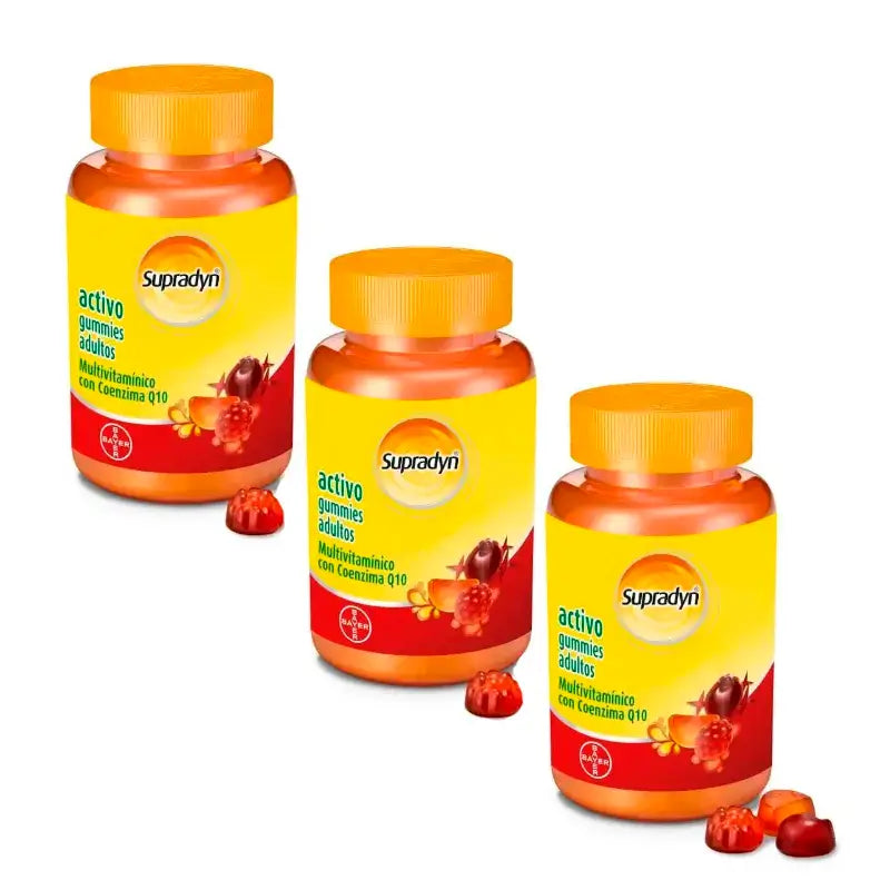 Supradyn Active Gummies Adult Pack 3 x 70 Chewy Candies