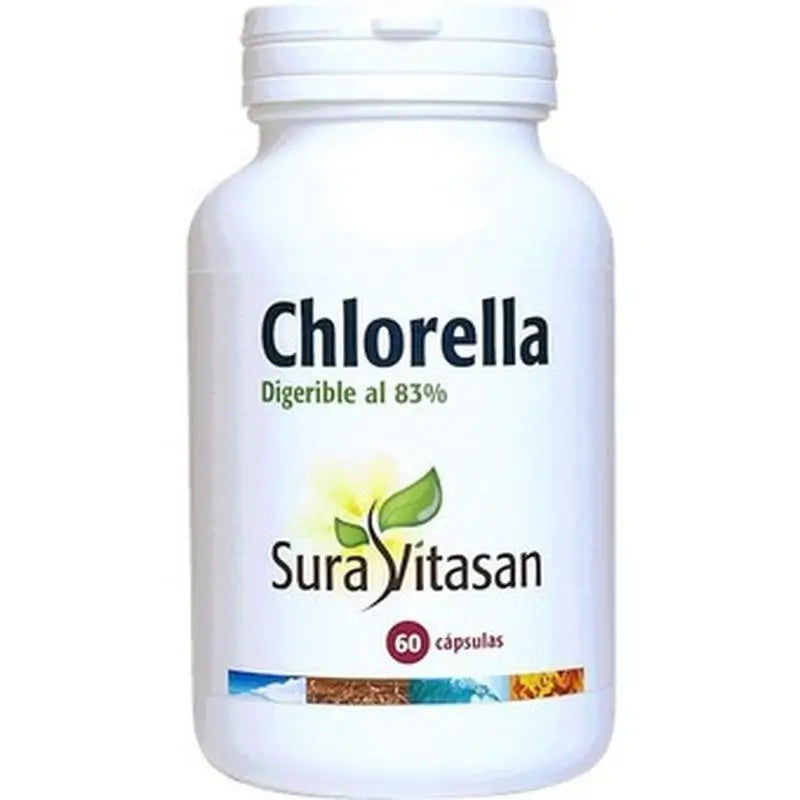 Sura Vitas Chlorella 455 Mg , 60 cápsulas   