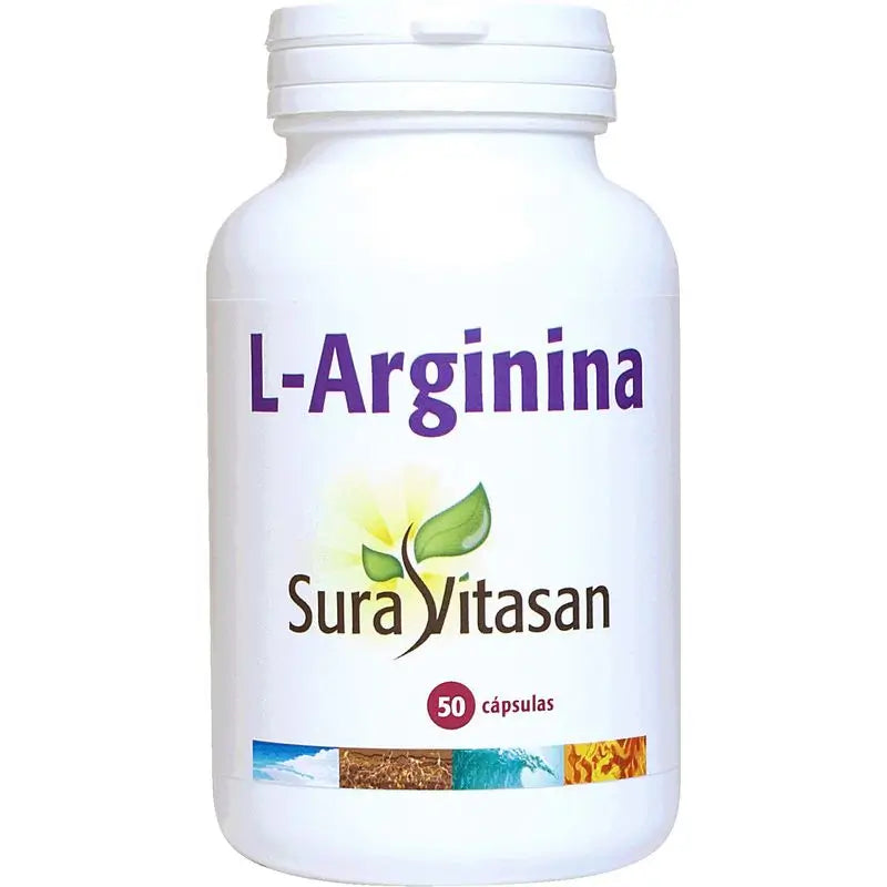 Sura Vitas L Arginina 500 Mg , 50 cápsulas   