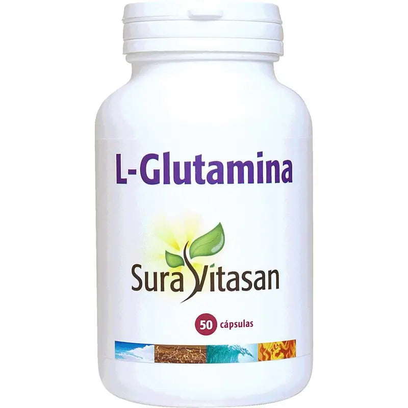 Sura Vitas L Glutamina 500 Mg , 50 cápsulas   