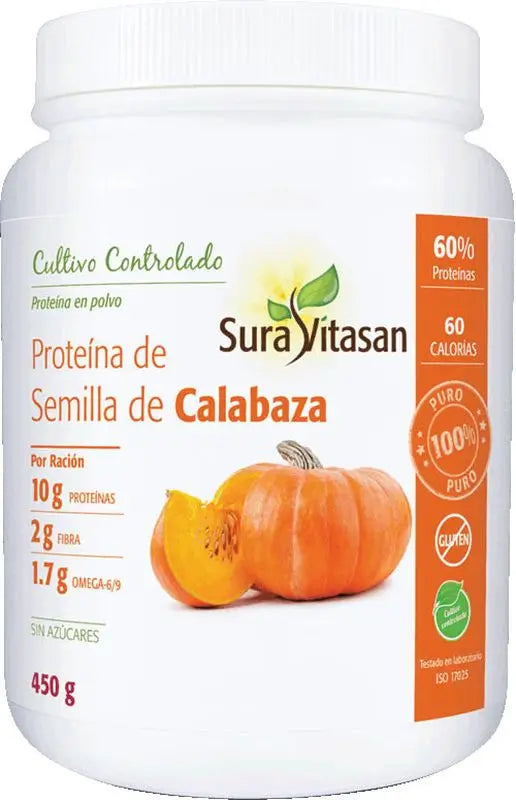 Sura Vitas Proteina De Semilla De Calabaza, 450 Gr