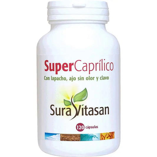 Sura Vitas Super Caprilico , 120 cápsulas   