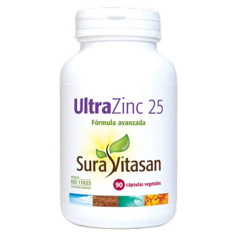 Sura Vitas Ultra Zinc 25, 90 cápsulas