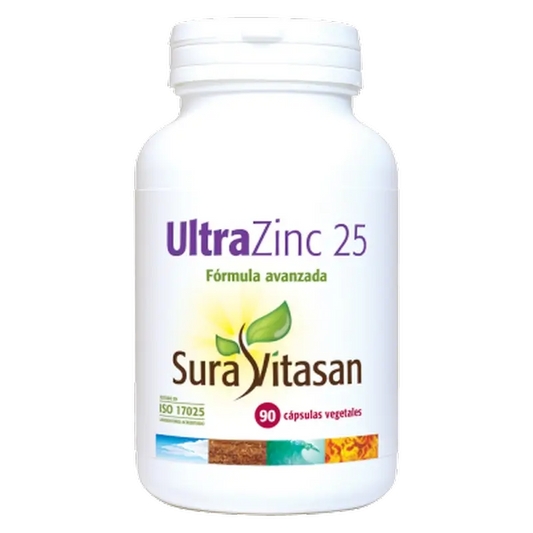 Sura Vitas Ultra Zinc 25, 90 cápsulas