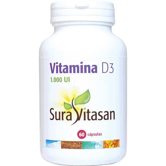 Sura Vitasan Vitamina D3 , 60 cápsulas