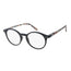 Surgicalmed Euro Optics Gala Presbyopia Reading Glasses (Matte Black, White/Brown Temples and Silver Decoration) (+2.00)